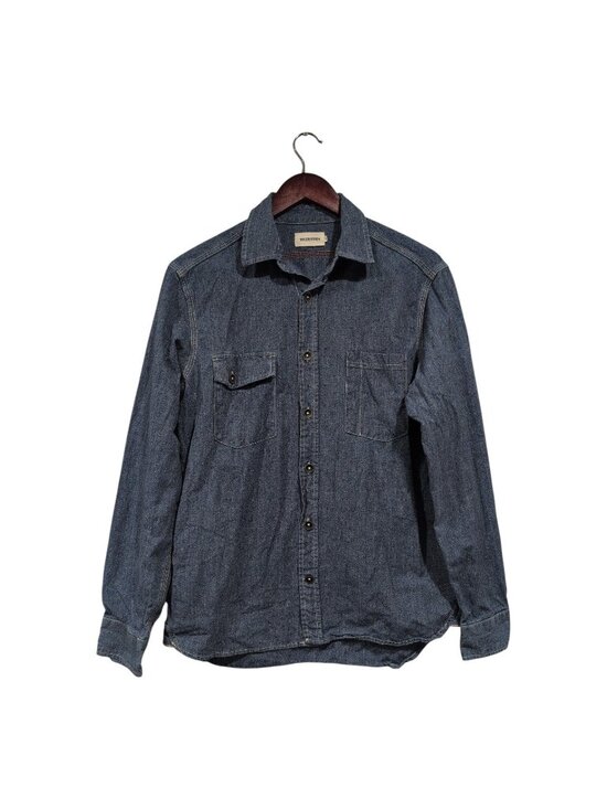 Taylor Stitch Other - Taylor Stitch Blue Denim Utility Shirt Sz 42 Men's Long Sleeve Button Up